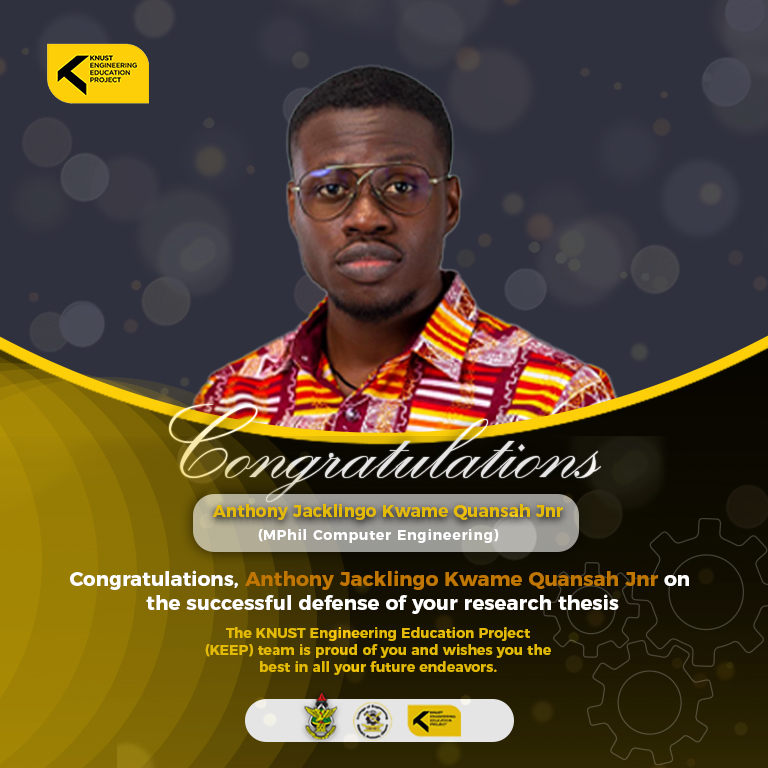 Congratulations Anthony Jacklingo Kwame Quansah Junior | KEEP - KNUST ...